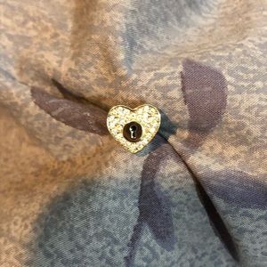 Coach heart earrings